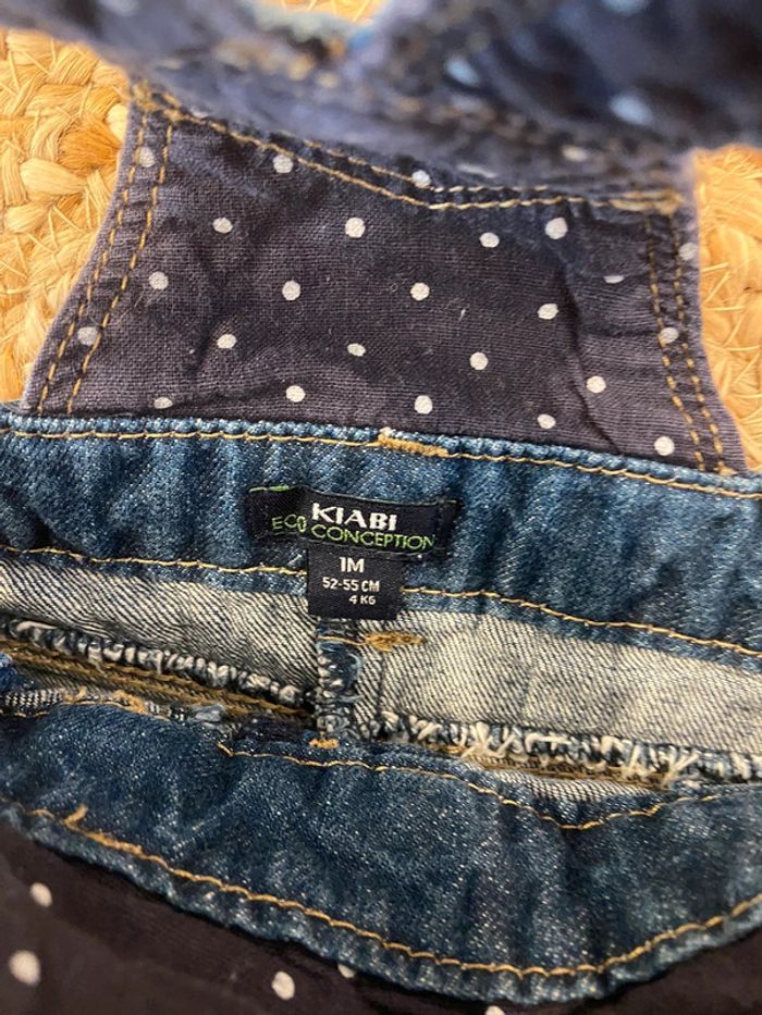 Jupe salopette bébé fille 1 mois - photo numéro 2