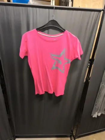 24586 tee shirt MC rose "étoile"