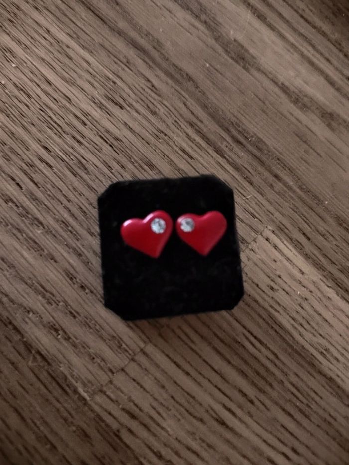 Boucles d'oreilles coeur