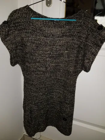 Pull tunique sans manche