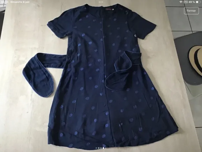 Robe fluide réversible catimini