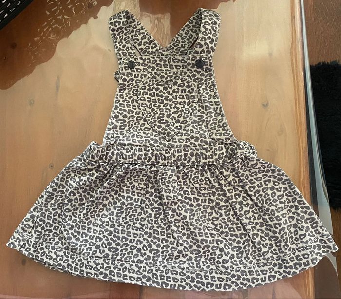 Robe salopette léopard 18 mois