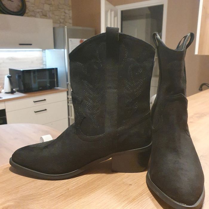 Bottines femme style tchiag noires taille 37 Morgan - photo numéro 5