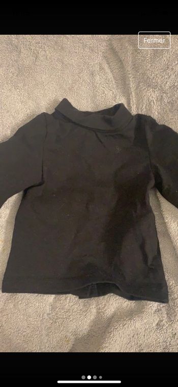 Sous vêtement a cole rouler 3mois