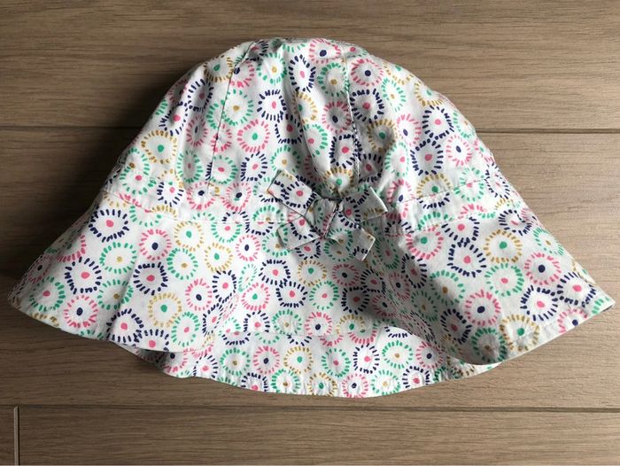 Ensemble en popeline avec maillot de bain 2 pièces et capeline Petit bateau T-5 ans - photo numéro 2