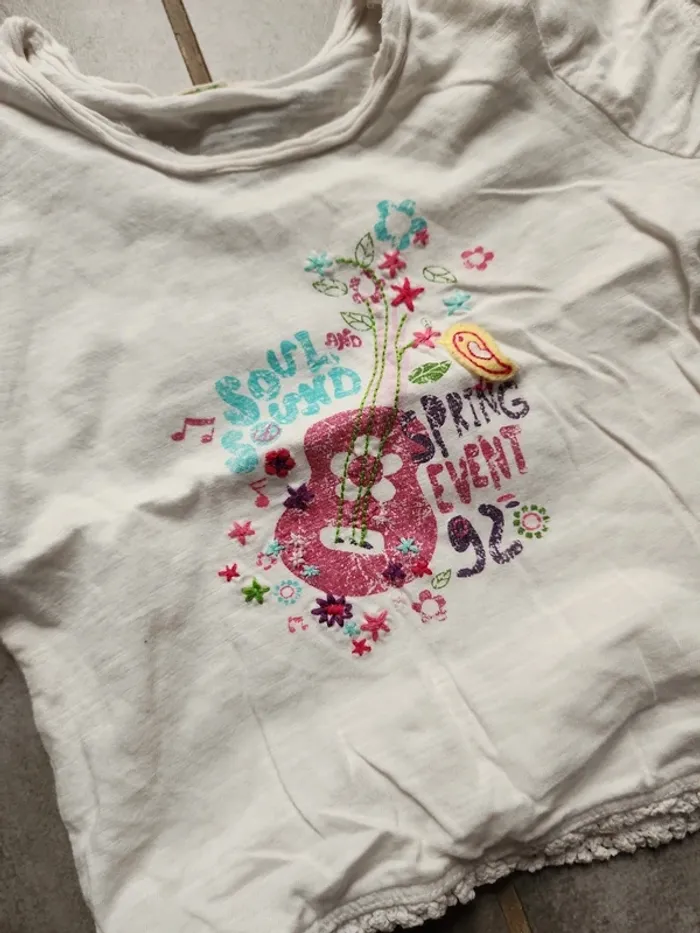 Tee shirt benetton 9/12 mois - photo numéro 2