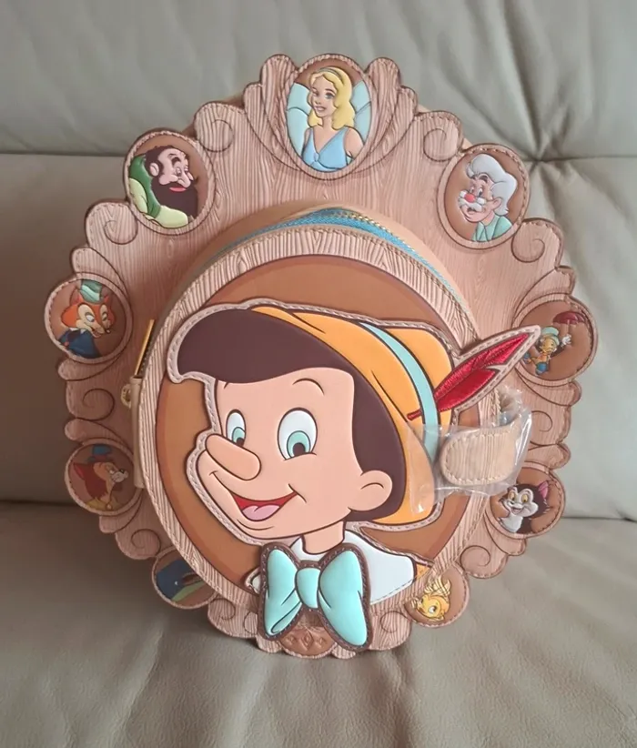 Sac à dos Loungefly pinocchio disney - photo numéro 2