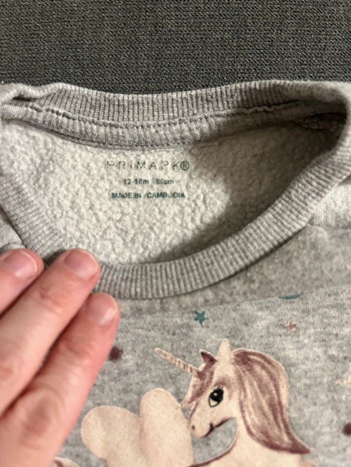 Pull licorne 12-18 mois (86 cms) - photo numéro 4