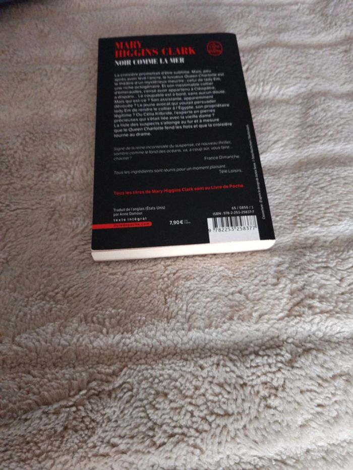 Noir comme la mer de Mary Higgins Clark - photo numéro 5