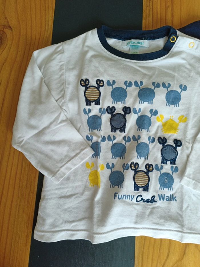 Lot 2 t-shirts manches longues - photo numéro 2