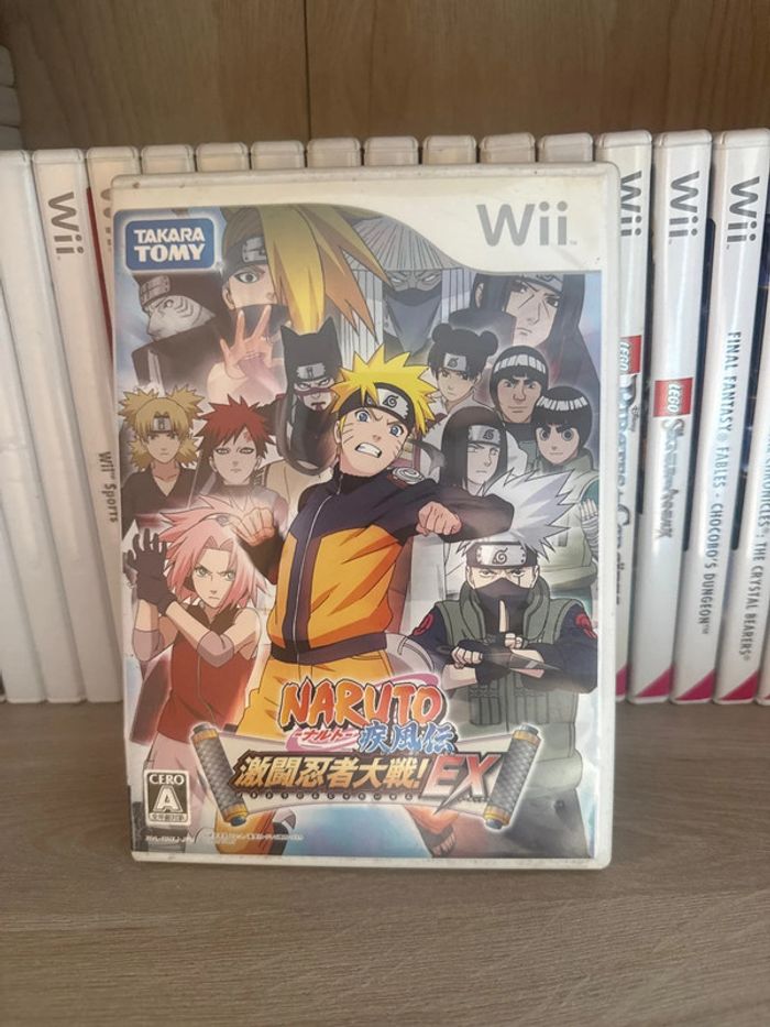 Naruto jeu Wii version japonaise - photo numéro 1