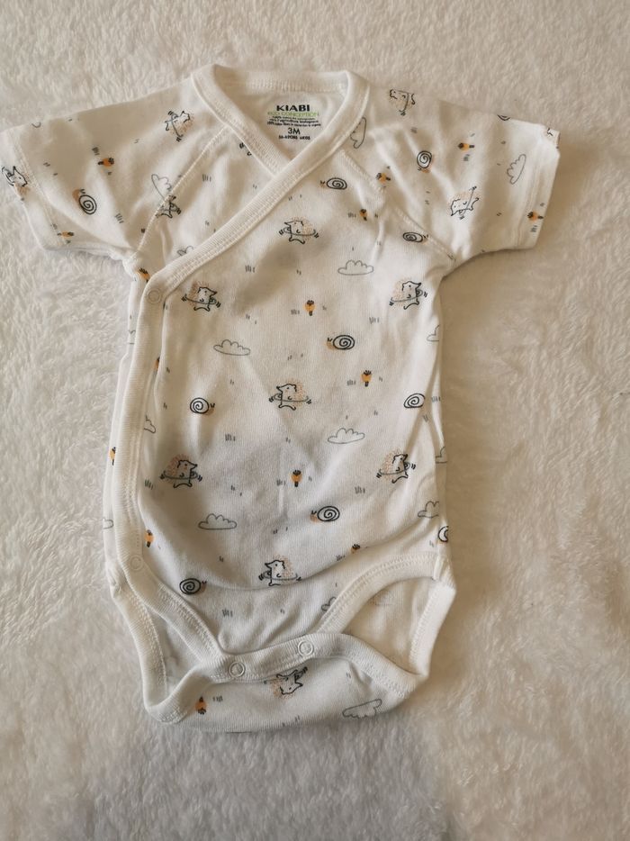 Bodies 3 mois lot de 5 manches courtes - photo numéro 4