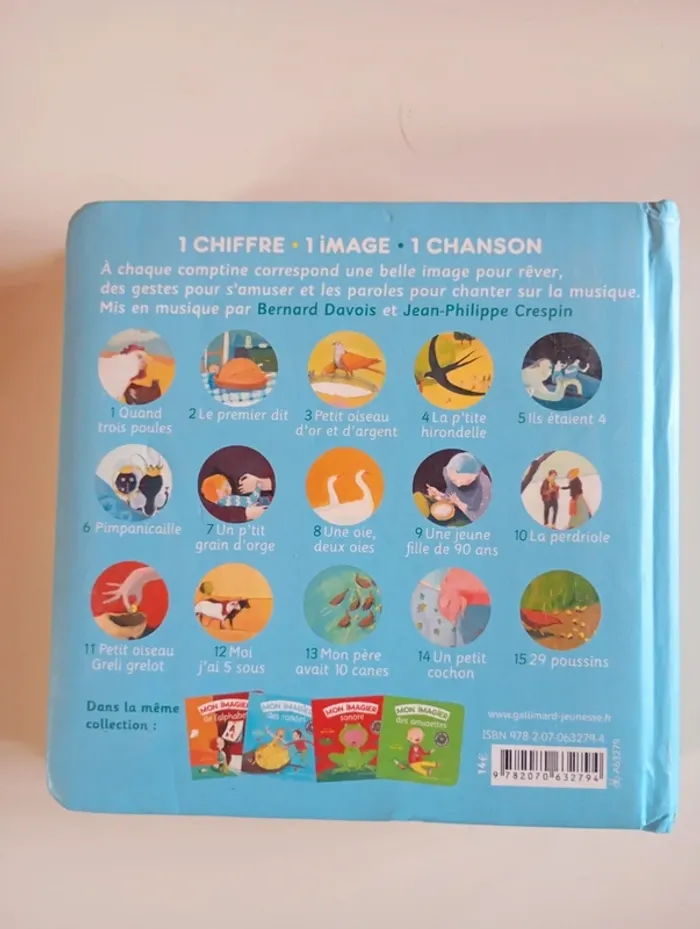 Livre cd : mon imagier des comptines à compte - photo numéro 2