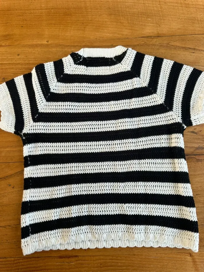 T-shirt crochet Zara - photo numéro 4