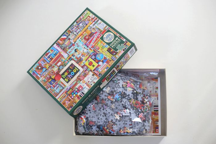 Puzzle 1000 pièces "Back to school" Cobble Hill par Shelley Davies - photo numéro 3