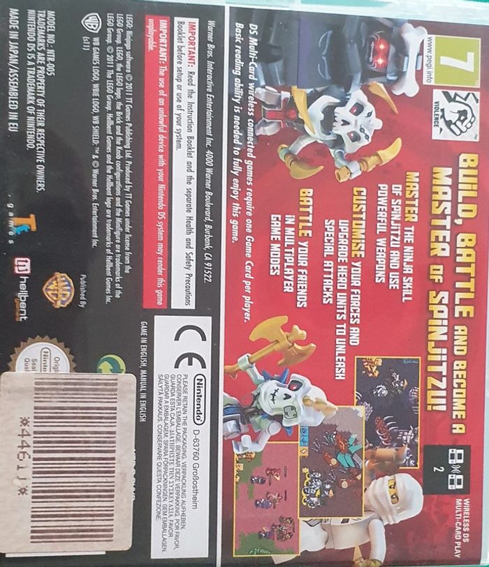 Jeu Nintendo DS Lego Ninjago #ann010203_jeux_NintendoDS - photo numéro 3