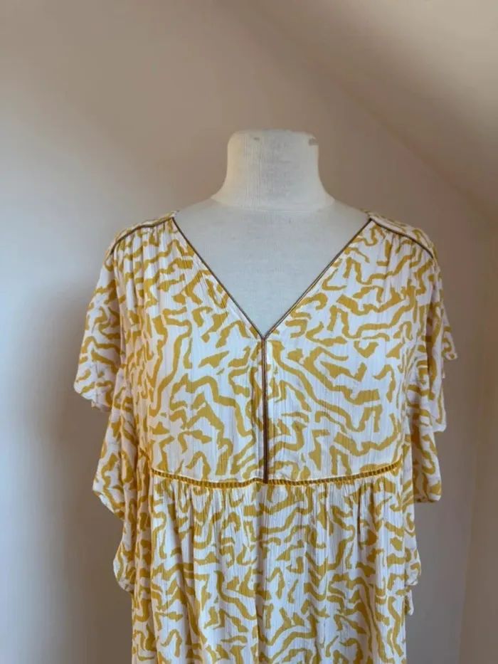 Belle Blouse Tunique fluide ou robe courte printemps été Riu 🌸 42 - photo numéro 2