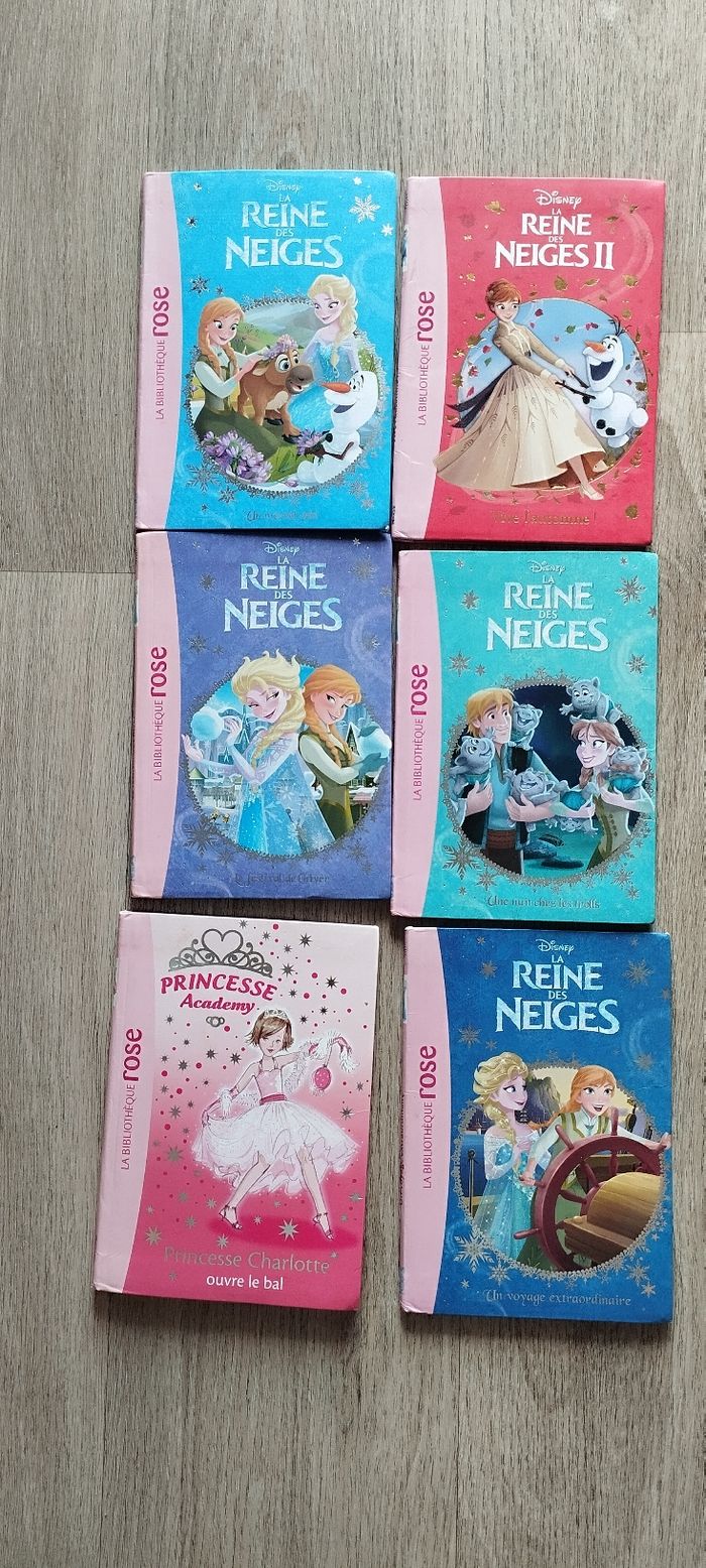 Lot livres la reine des neiges