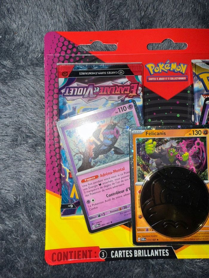 Tripack Pokémon rare booster inversé - photo numéro 3