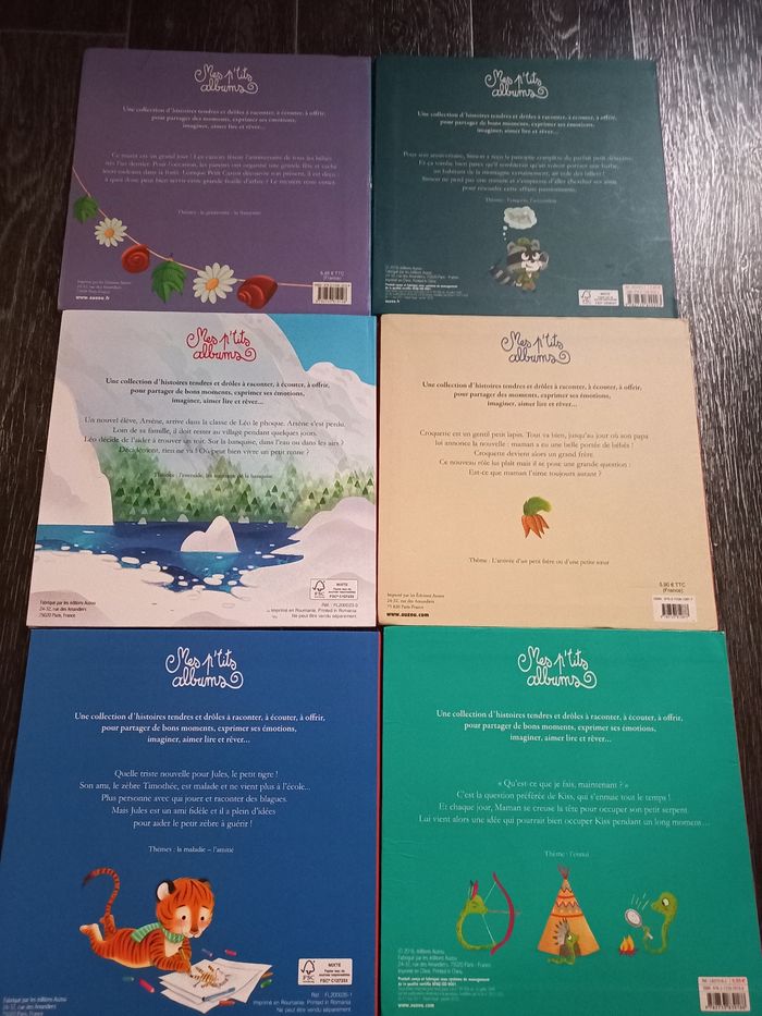 Lot 6 livres mes p'tits albums auzou Jules Simon - photo numéro 2