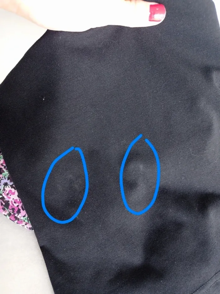 Haut débardeur broderie noir dentelle col haut habillé T.M May - photo numéro 6
