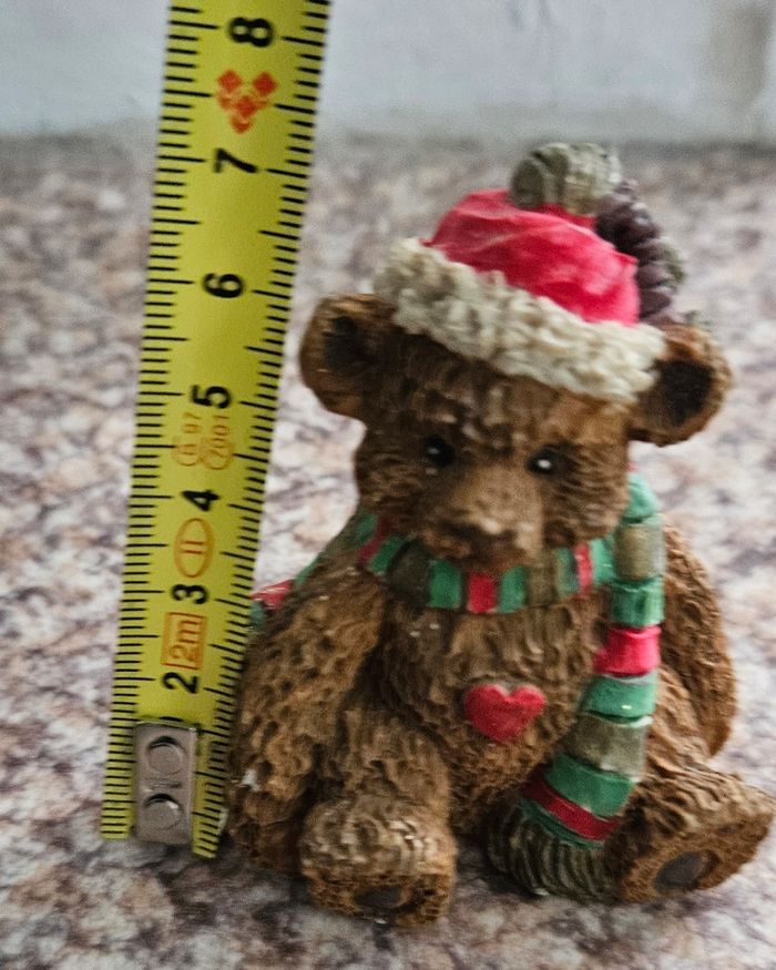 Bibelot ours tenue de Noël - photo numéro 6