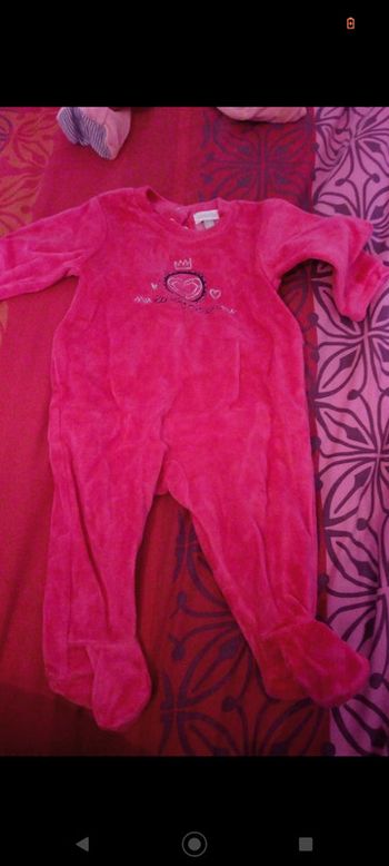 Dors bien pyjama rose absorba