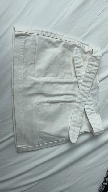 Jupe en jean blanc 2 ans