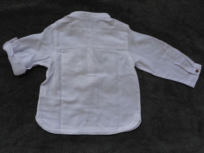 Chemise manches longues blanche - KIABI - 24 mois - photo numéro 4