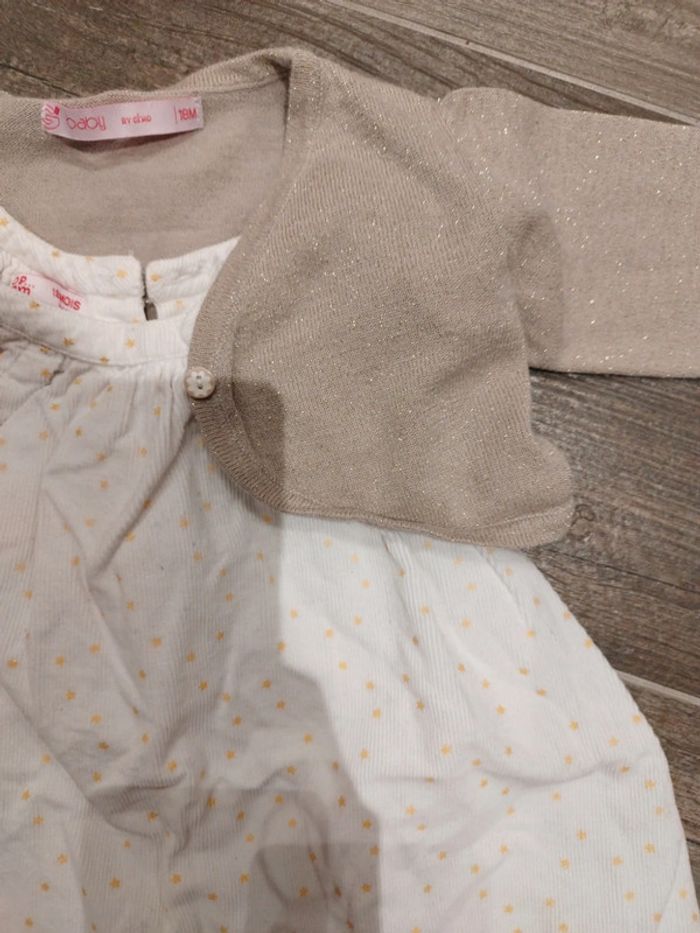 Robe 18 mois dpam et gilet - photo numéro 3