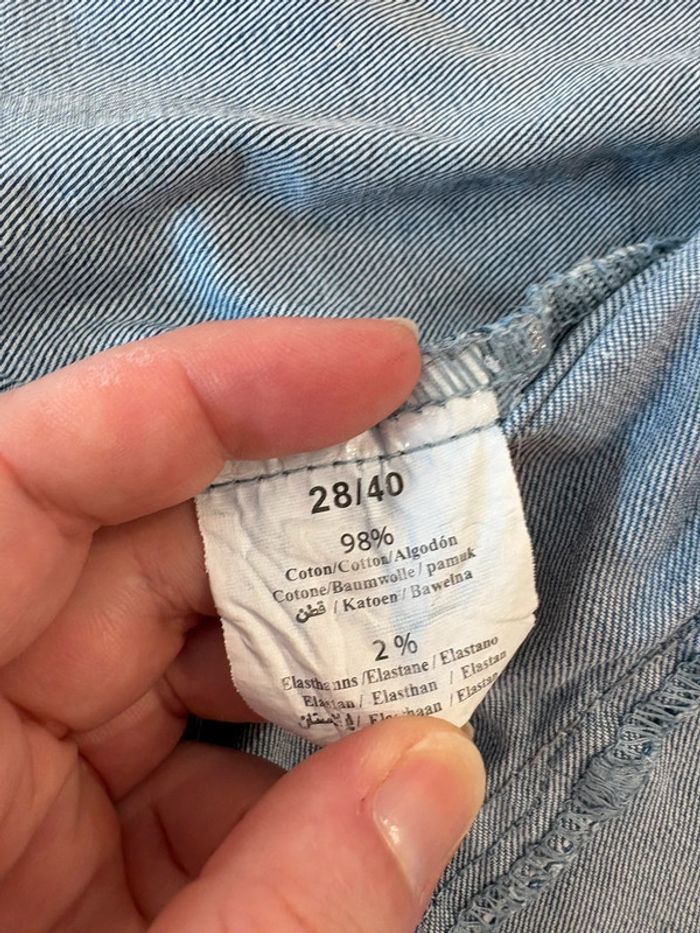 Veste courte en jean femme 40 - photo numéro 9