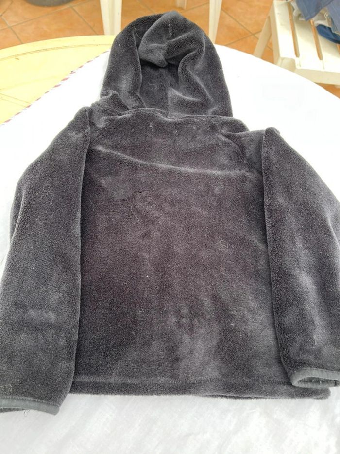 Veste polaire noire Eldys taille 5 ans - photo numéro 2