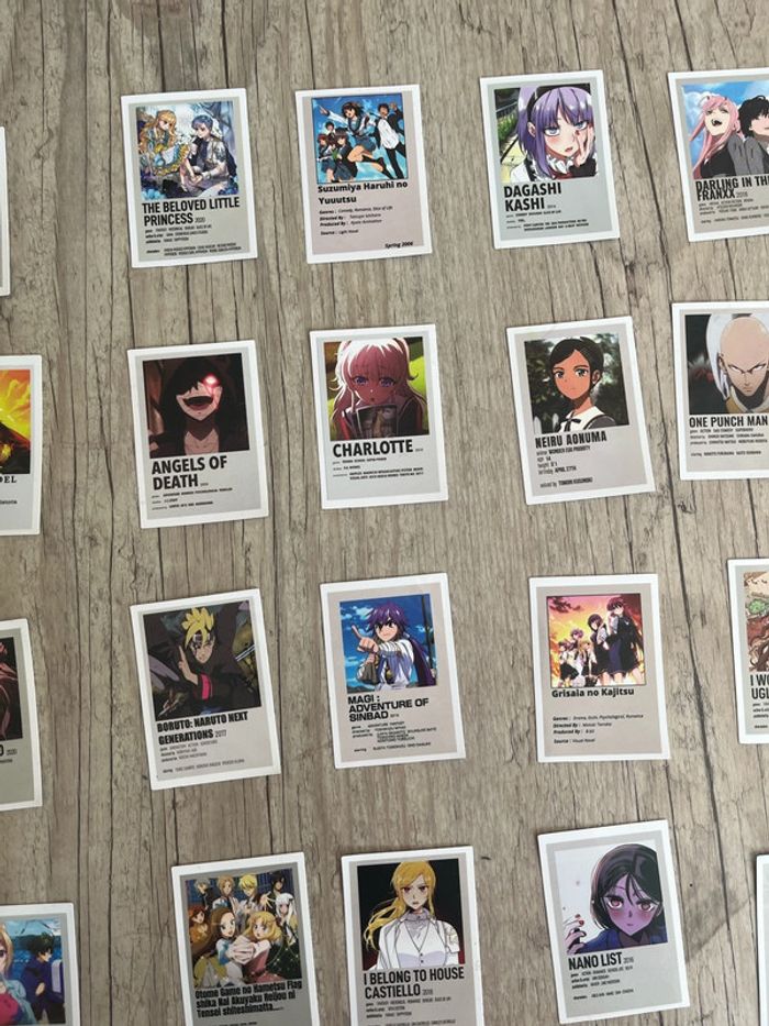 Lot de 28 autocollants d’animé - photo numéro 4