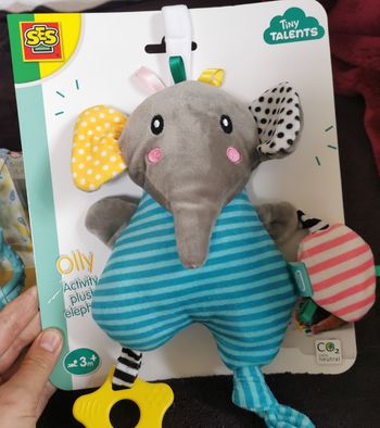 Olly l elephant peluche sensoriel neuf