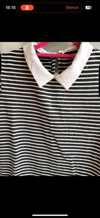 Robe rayé style marinière
