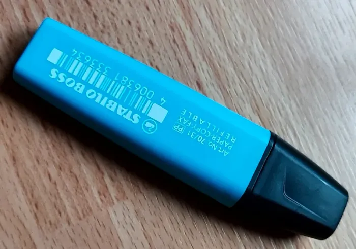 Marqueur fluo surlignzur bleu - photo numéro 2