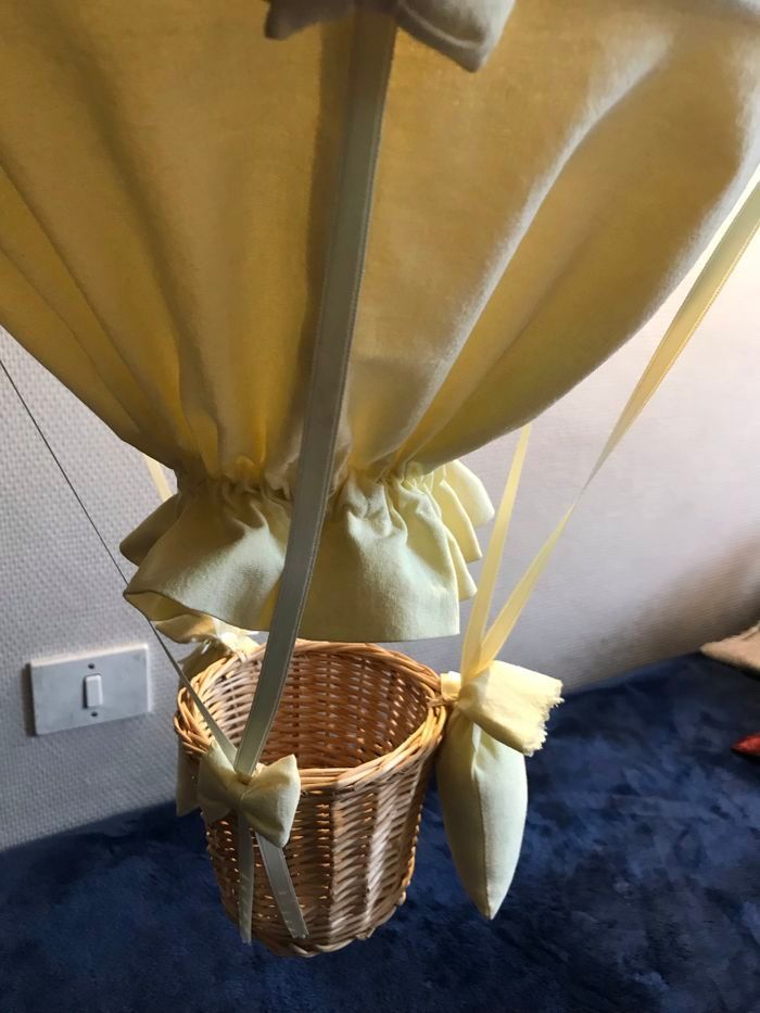 Lampe suspension montgolfière fille - photo numéro 2