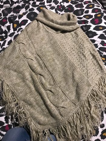 Pull poncho taille unique