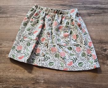 Jupe motif fruits 