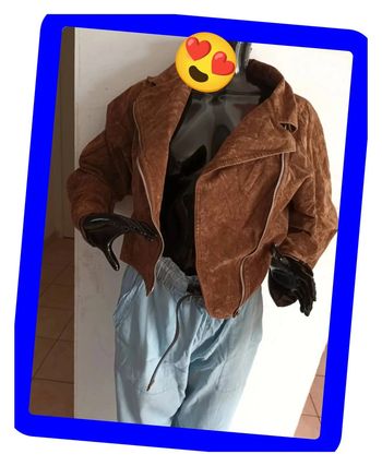 Blouson marron