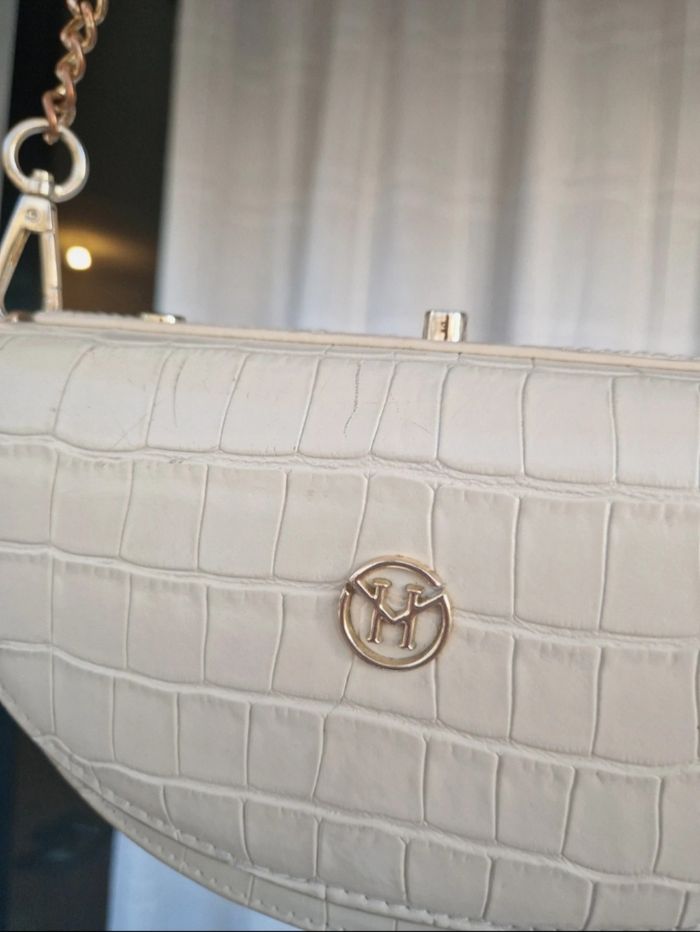 Sac a main / sac a bandoulière beige - photo numéro 3