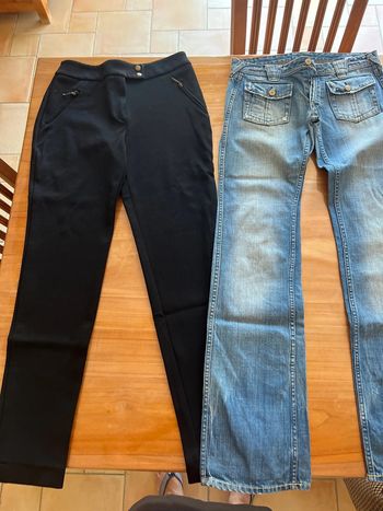 Lot de pantalon et jean taille 38