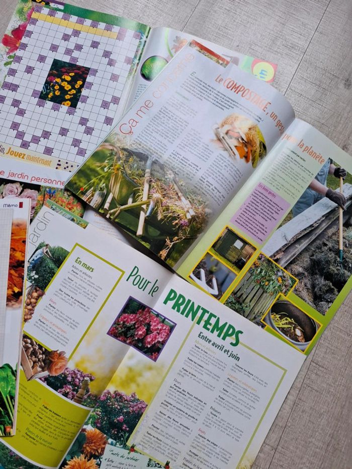 Lot de 7 magazines Le jardin Regards créatifs - photo numéro 3