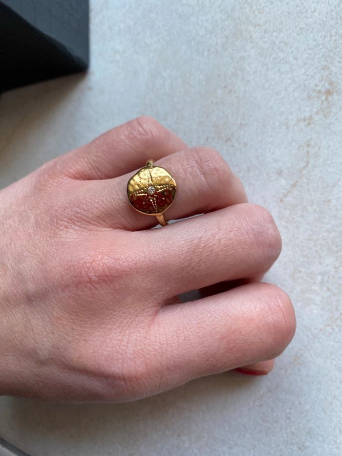 Bague vintage doré - photo numéro 4