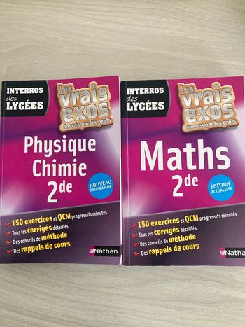 Lot de 2 Livres révisions 2nde
