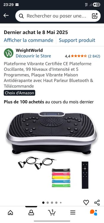 Plate-forme vibrante