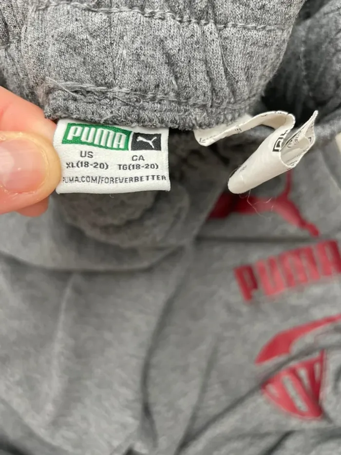 Cotton Jogging pants Puma grey 18-20yo = Mens S - photo numéro 7