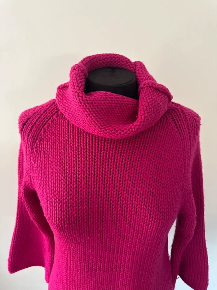 Pull rose fuschia Zara - photo numéro 2