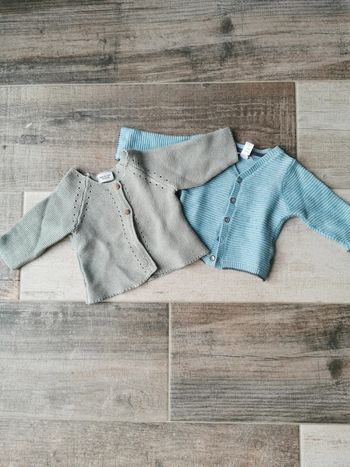 Lot de 2 gilets 3 mois fille