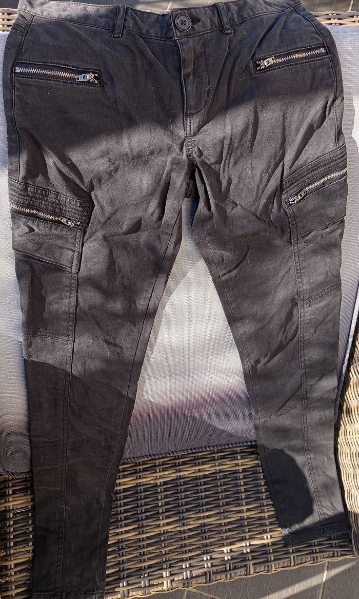 Jeans Superdry noir clair